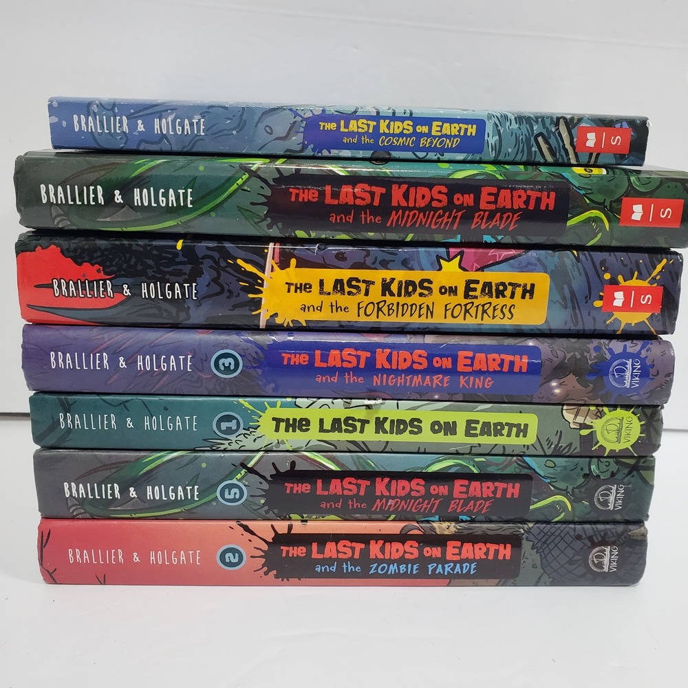 The Last Kids on Earth by Max Brallier & Douglas Holgate Adventure Book Lot of 7